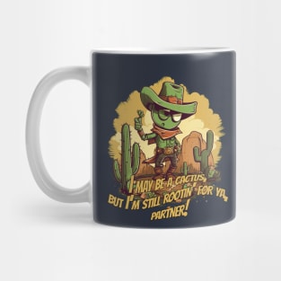 Funny Cactus Cowboy T-Shirt Design Mug